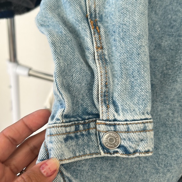 Zara Jean shirt jacket. - Picture 4 of 4